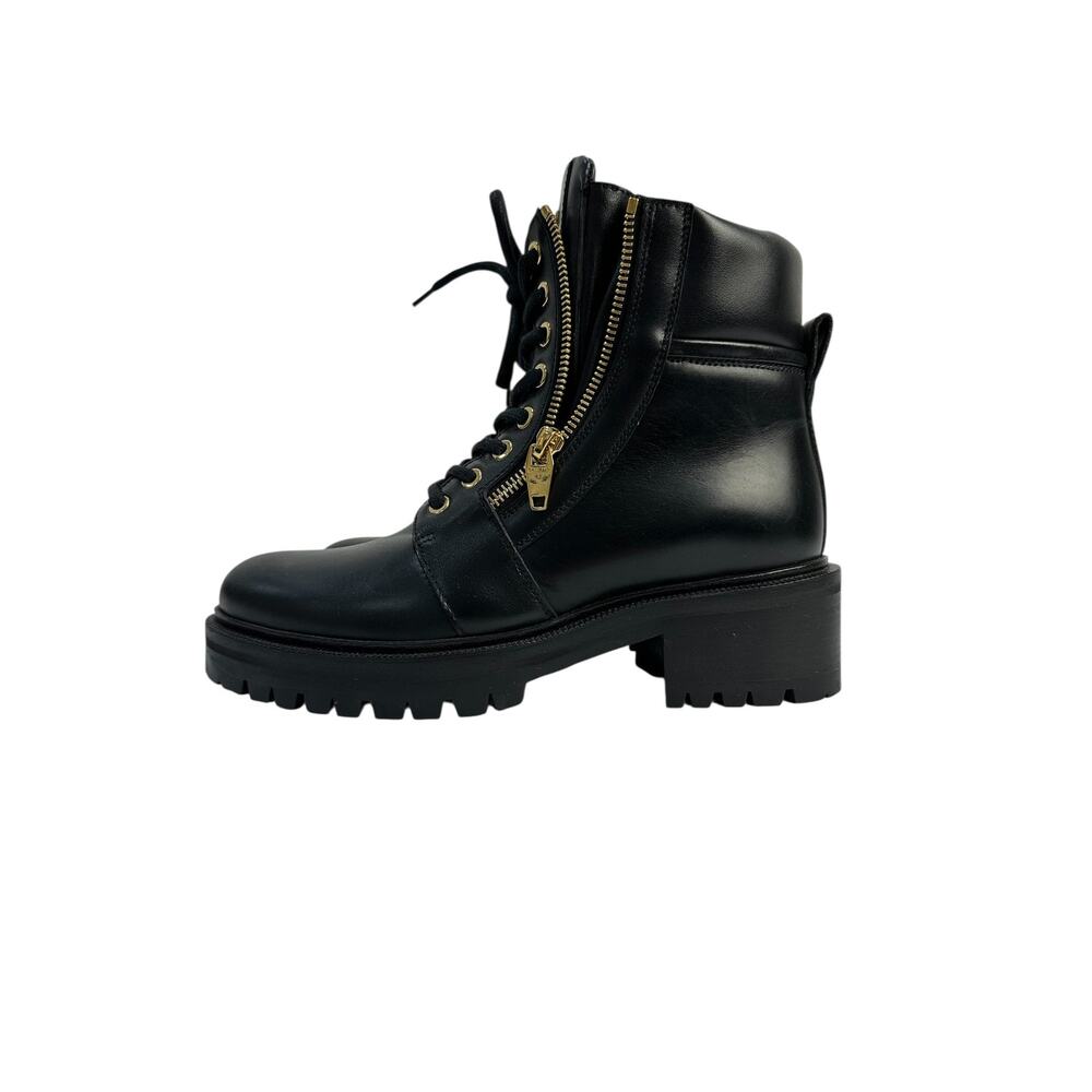 Balmain Black Army Ranger Zip Boots Sz37